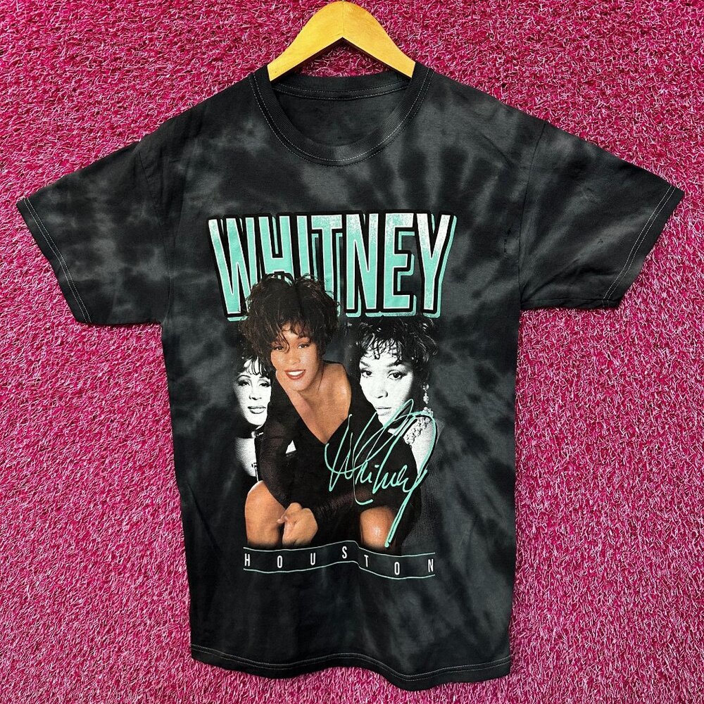 Whitney Houston I wanna Dance With Somebody tie dye Med